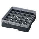 Dbmark - Casiers de lavage - 25 compartiments verres et verres à pied - Haut max 9,2 cm - 50 x 50 x 14,3 cm - Noir - 25S318110