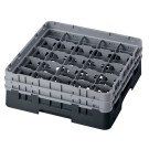 Dbmark - Casiers de lavage - 25 compartiments verres et verres à pied - Haut max 13,3 cm - 50 x 50 x 18,4 cm - Noir - 25S434110