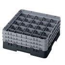 Dbmark - Casiers de lavage - 25 compartiments verres et verres à pied - Haut max 17,4 cm - 50 x 50 x 22,5 cm - Noir - 25S638110