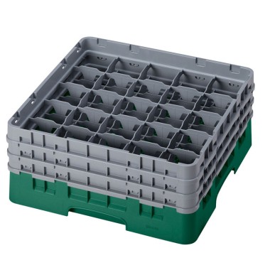 Dbmark - Casiers de lavage - 25 compartiments verres et verres à pied - Haut max 17,4 cm - 50 x 50 x 22,5 cm - 25S638119