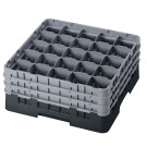 Dbmark - Casiers de lavage - 25 compartiments verres et verres à pied - Haut max 19,6 cm - 50 x 50 x 22,5 cm - Noir - 25S738110