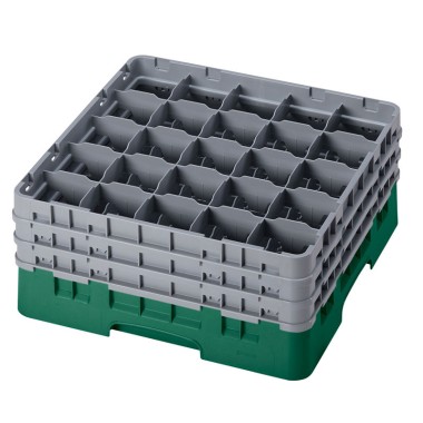 Dbmark - Casiers de lavage - 25 compartiments verres et verres à pied - Haut max 19,6 cm - 50 x 50 x 22,5 cm - 25S738119