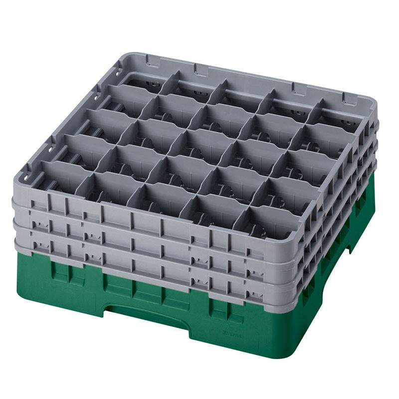 Dbmark - Casiers de lavage - 25 compartiments verres et verres à pied - Haut max 19,6 cm - 50 x 50 x 22,5 cm - 25S738119