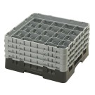 Dbmark - Casiers de lavage - 25 compartiments verres et verres à pied - Haut max 21,5 cm - 50 x 50 x 26,7 cm - Noir - 25S800110