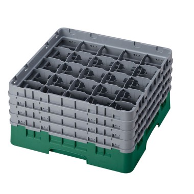 Dbmark - Casiers de lavage - 25 compartiments verres et verres à pied - Haut max 21,5 cm - 50 x 50 x 26,7 cm - 25S800119