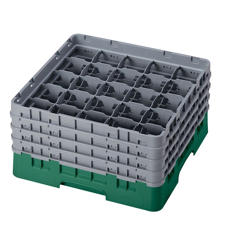 Dbmark - Casiers de lavage - 25 compartiments verres et verres à pied - Haut max 21,5 cm - 50 x 50 x 26,7 cm - 25S800119