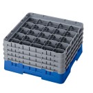 Dbmark - Casiers de lavage - 25 compartiments verres et verres à pied - Haut max 21,5 cm - 50 x 50 x 26,7 cm - Bleu - 25S800168