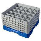 Dbmark - Casiers de lavage - 25 compartiments verres et verres à pied - Haut max 25,7 cm - 50 x 50 x 30,8 cm - Bleu - 25S958168