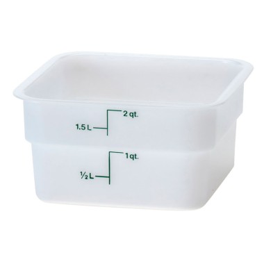 Dbmark - Boîte à provisions carrée Polyethylene 1,9L Camsquare - 18,5x18,5x10 cm - 2SFSP148