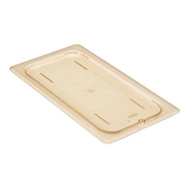 Dbmark - Couvercle plat GN 1/3 - Haute température - 17,6 x 32,5 cm - Ambre - 30HPC150