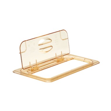 Dbmark - Couvercle Basculant FlipLid GN 1/3 - Haute température - 17,6 x 32,5 cm - Ambre - 30HPL150