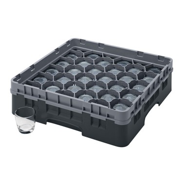 Dbmark - Casiers de lavage - 30 compartiments verres et verres à pied - Haut max 9,2 cm - 50 x 50 x 14,3 cm - 30S318110