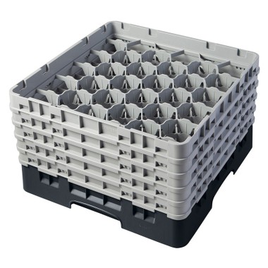 Dbmark - Casiers de lavage - 30 compartiments verres et verres à pied - Haut max 25,7 cm - 50 x 50 x 30,8 cm - 30S958110