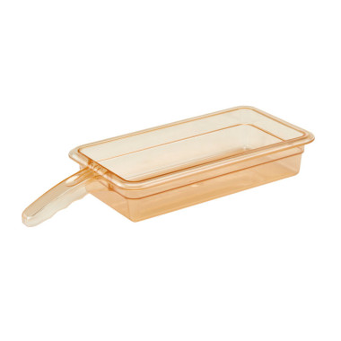 Dbmark - Bac avec une poignée GN 1/3 - Haute température - 17,6 x 32,5 x 6,5 cm - Ambre - 32HP1H150