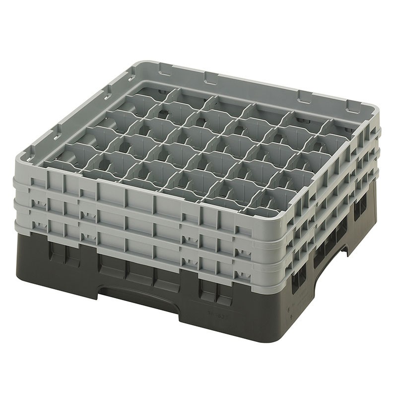 Dbmark - Casiers de lavage - 36 compartiments verres et verres à pied - Haut max 17,4 cm - 50 x 50 x 22,5 cm - 36S638110