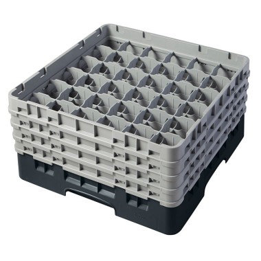 Dbmark - Casiers de lavage - 36 compartiments verres et verres à pied - Haut max 21,5 cm - 50 x 50 x 26,7 cm - 36S800110