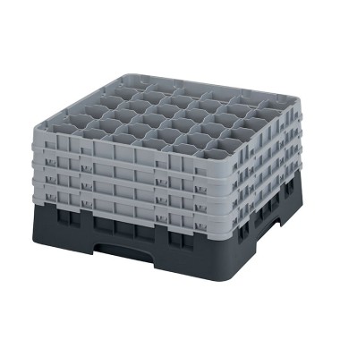 Dbmark - Casiers de lavage - 36 compartiments verres et verres à pied - Haut max 23,8 cm - 50 x 50 x 26,7 cm - 36S900110