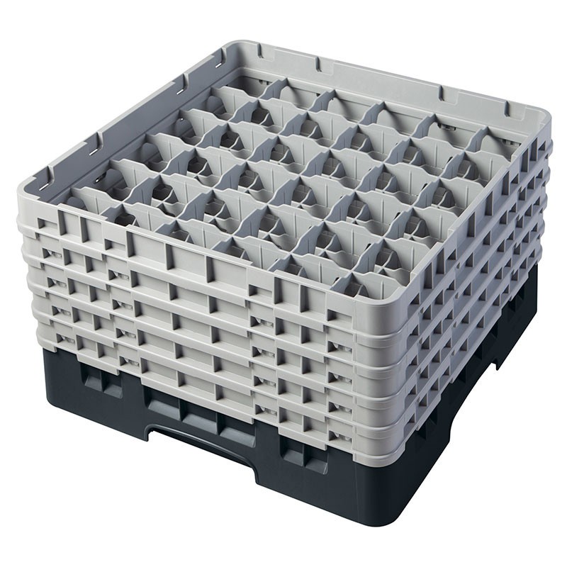 Dbmark - Casiers de lavage - 36 compartiments verres et verres à pied - Haut max 25,7 cm - 50 x 50 x 30,8 cm - 36S958110