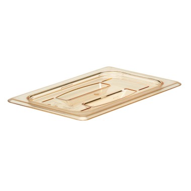 Dbmark - Couvercle avec poignée GN 1/4 - Haute température - 16,2 x 26,5 cm - Ambre - 40HPCH150