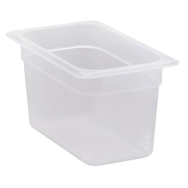 Dbmark - Bac GN 1/4 PP - 16,2 x 26,5 x 15 cm - Translucide - 46PP190