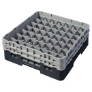 Dbmark - Casiers de lavage - 49 compartiments verres et verres à pied - Haut max 13,3 cm - 50 x 50 x 18,4 cm - Noir - 49S434110