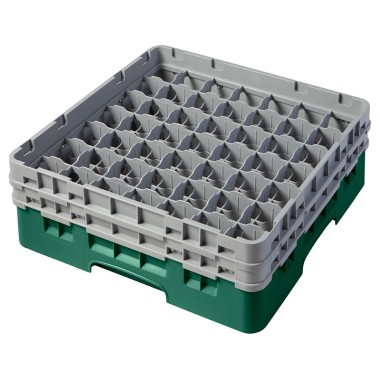 Dbmark - Casiers de lavage - 49 compartiments verres et verres à pied - Haut max 13,3 cm - 50 x 50 x 18,4 cm - 49S434119