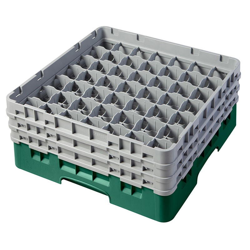 Dbmark - Casiers de lavage - 49 compartiments verres et verres à pied - Haut max 17,4 cm - 50 x 50 x 22,5 cm - 49S638119
