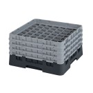 Dbmark - Casiers de lavage - 49 compartiments verres et verres à pied - Haut max 21,5 cm - 50 x 50 x 26,7 cm - Noir - 49S800110