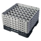 Dbmark - Casiers de lavage - 49 compartiments verres et verres à pied - Haut max 25,7 cm - 50 x 50 x 30,8 cm - Noir - 49S958110