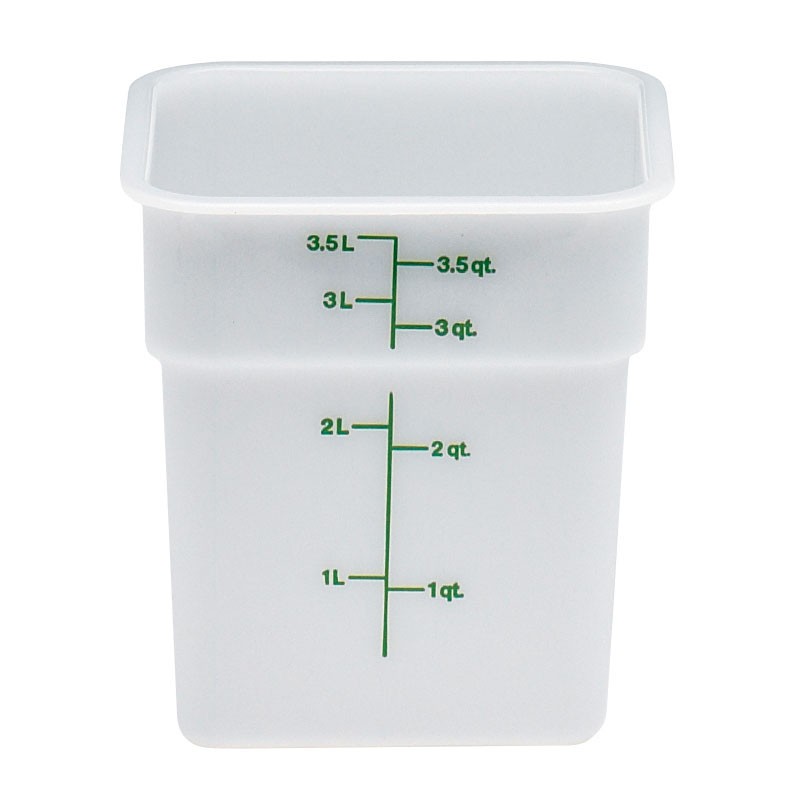 Dbmark - Boîte  à provisions carrée Camsquare - 18,5x18,5x18,7 cm - Blanc - 4SFSP148