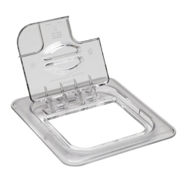 Dbmark - Couvercle FlipLid à encoche GN 1/6 - 16,2 x 17,6 x 2,2 cm - Transparent - 60CWLN135