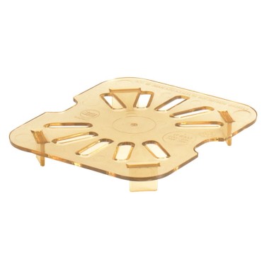 Dbmark - Égouttoir GN 1/6 - Haute température - 16,2 x 17,6 cm - Ambre - 60HPD150