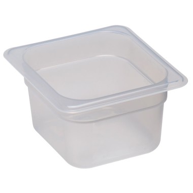 Dbmark - Bac GN 1/6 100mm  - 16,2 x 17,6 x 10 cm - Translucide - 64PP190