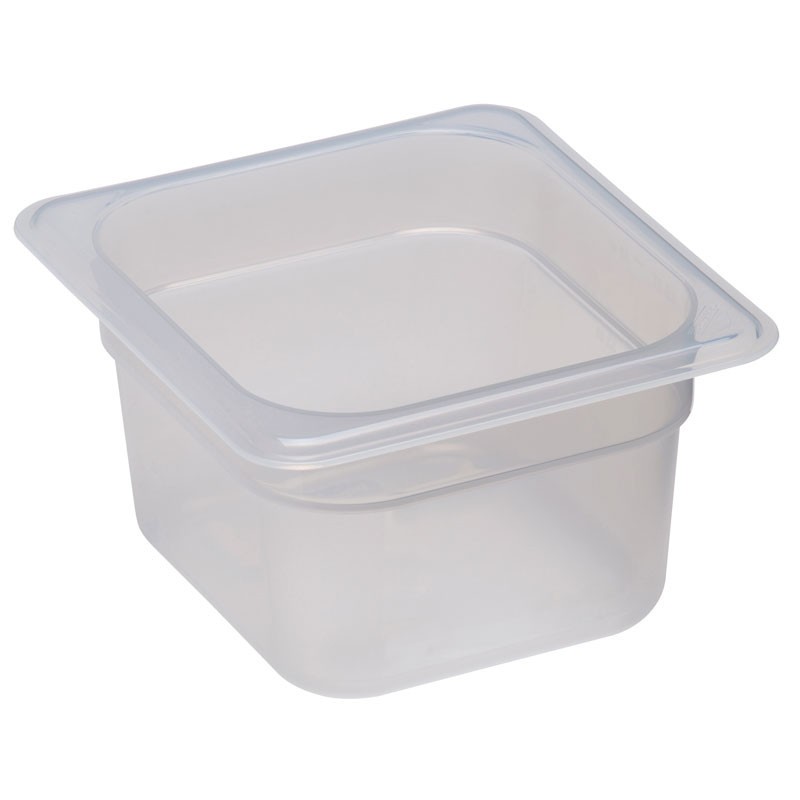 Dbmark - Bac GN 1/6 100mm  - 16,2 x 17,6 x 10 cm - Translucide - 64PP190