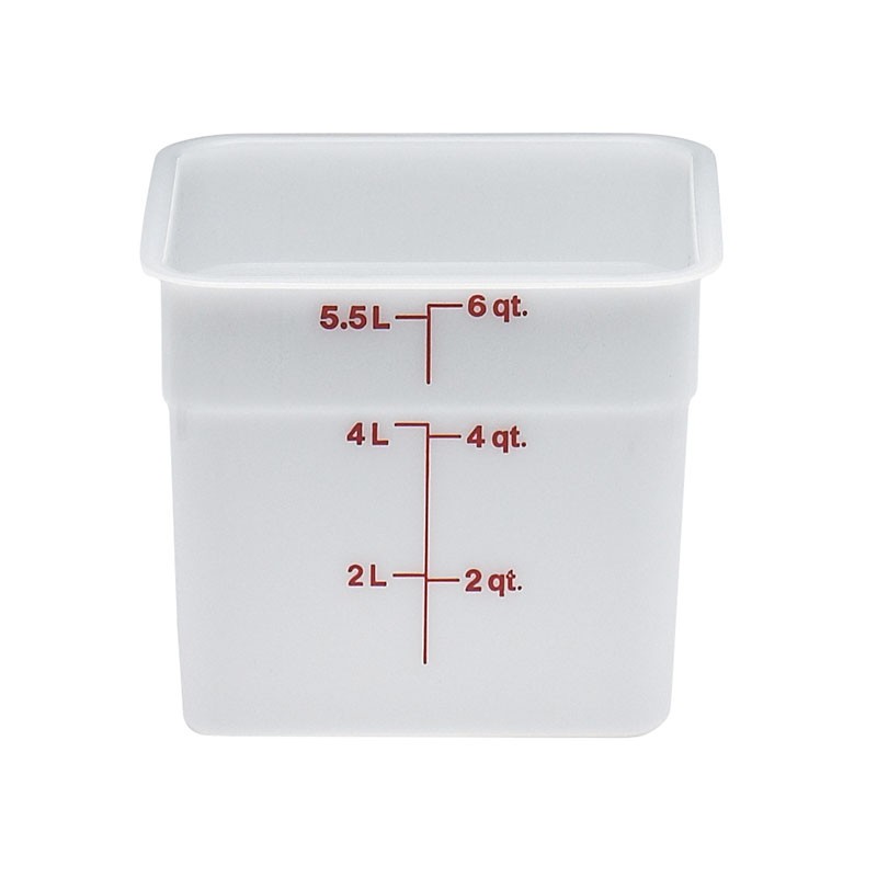Dbmark - Boîte  à provisions carrée Camsquare - 21,5x21,5x18,5 cm - Blanc - 6SFSP148