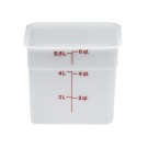 Dbmark - Boîte  à provisions carrée Camsquare - 21,5x21,5x18,5 cm - Blanc - 6SFSP148