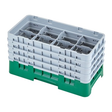 Dbmark - Demi-casiers - 8 compartiments verres et verres à pied - Haut max 21,5 cm - 50 x 25 x 26,7 cm - 8HS800119