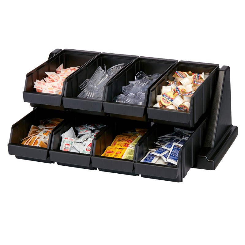 Dbmark - Support avec 8 casiers - 64,8 x 48,8 x 24,1 cm - Noir - 8RS8110