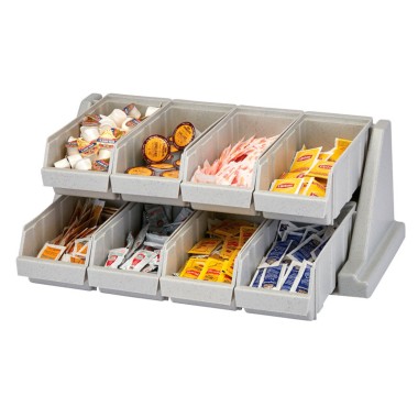 Dbmark - Support avec 8 casiers - 64,8 x 48,8 x 24,1 cm - Gris Moucheté - 8RS8480