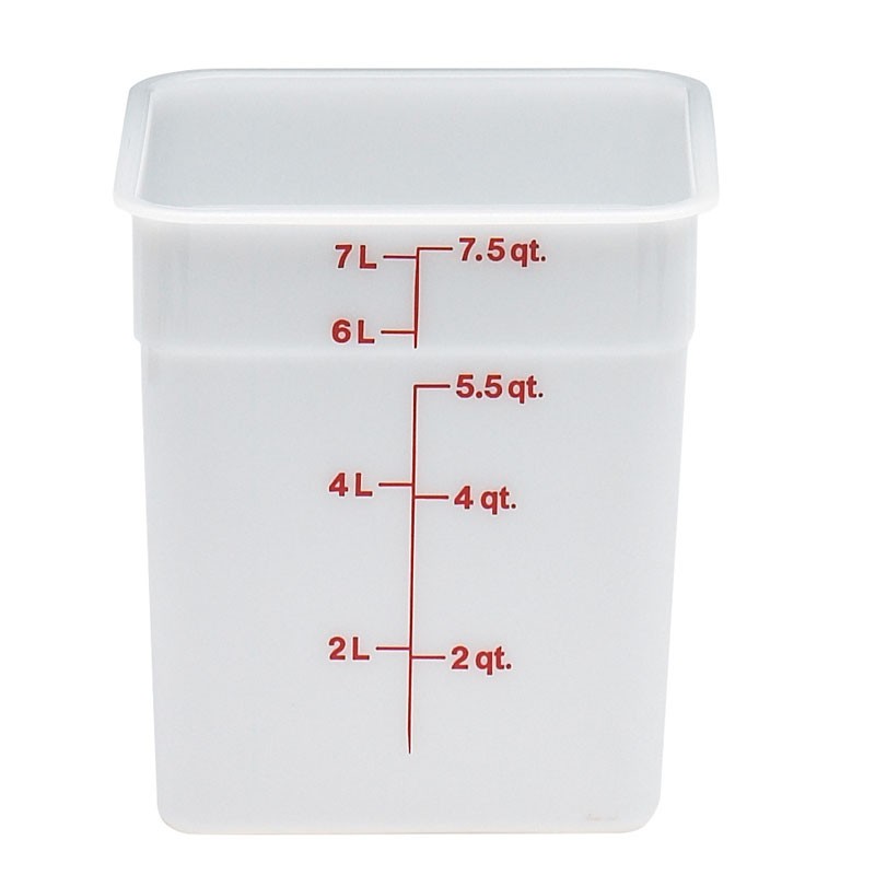 Dbmark - Boîte  à provisions carrée Camsquare - 21,5x21,5x21 cm - Blanc - 8SFSP148