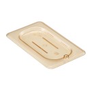 Dbmark - Couvercle plat GN 1/9 - Haute température - 10,8 x 17,6 cm - Ambre - 90HPC150