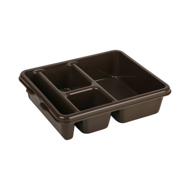 Dbmark - Plateau 4 compartiments Copolymer - 23 x 28 x 6,5 cm - 9114CP167