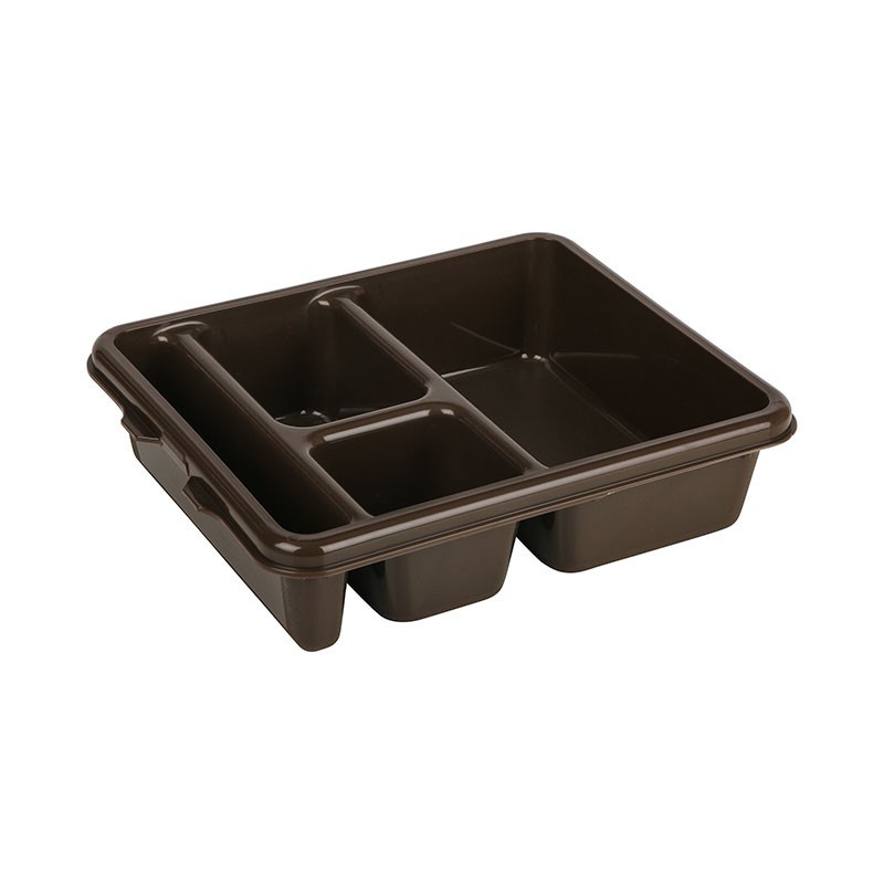 Dbmark - Plateau 4 compartiments Copolymer - 23 x 28 x 6,5 cm - 9114CP167