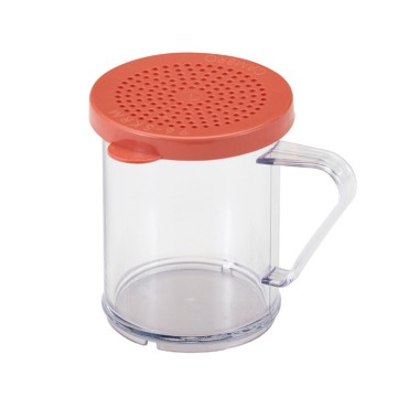 Dbmark - Saupoudreuse avec couvercle à poudre moyenne - 10,9 x 8 x 9,6 cm - Transparent - 96SKRM135