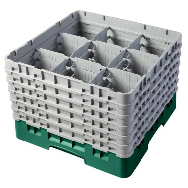 Dbmark - Casiers de lavage - 9 compartiments verres et verres à pied - Haut max 29,8 cm - 50 x 50 x 34,9 cm - 9S1114119