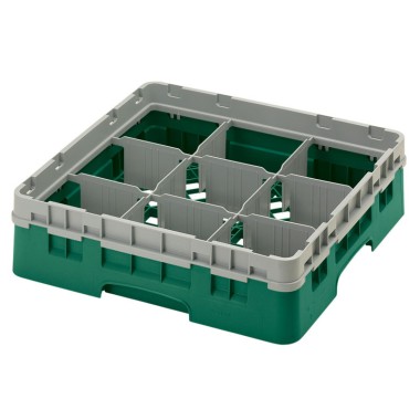 Dbmark - Casiers de lavage - 9 compartiments verres et verres à pied - Haut max 9,2 cm - 50 x 50 x 14,3 cm - 9S318119