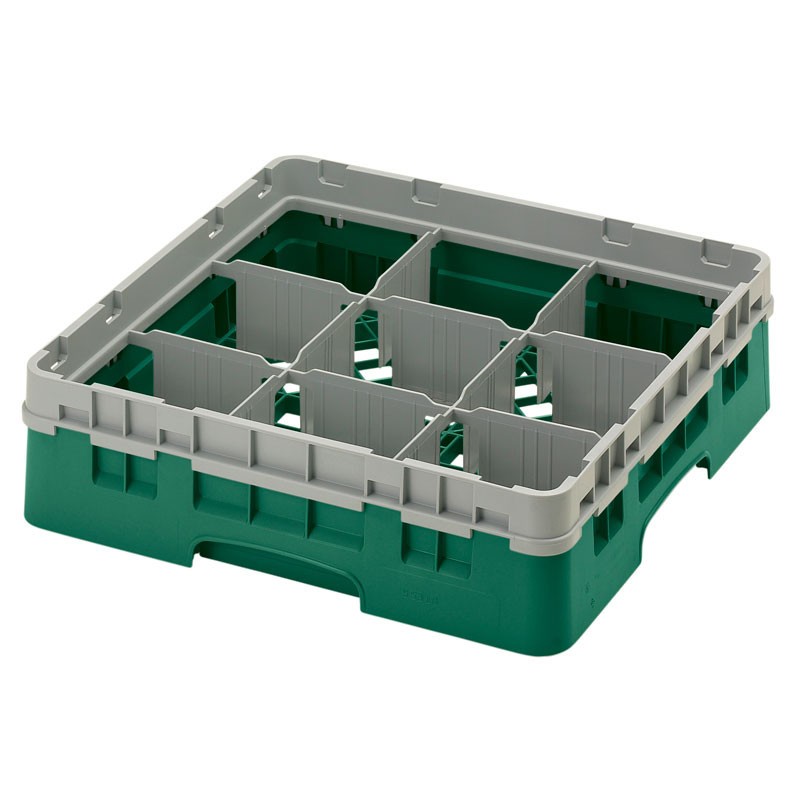 Dbmark - Casiers de lavage - 9 compartiments verres et verres à pied - Haut max 9,2 cm - 50 x 50 x 14,3 cm - 9S318119