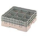 Dbmark - Casiers de lavage - 9 compartiments verres et verres à pied - Haut max 13,3 cm - 50 x 50 x 18,4 cm - 9S434184