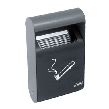 Dbmark - Cendrier mural 3L - 19,1 x 6,4 x 35,5 cm - Anthracite/Gris - AT-0222-DGRY