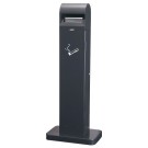 Dbmark - Cendrier "totem" 12,5L - 40,3 x 26,2 x 104,1 cm - Anthracite - AT-0232-DGRY